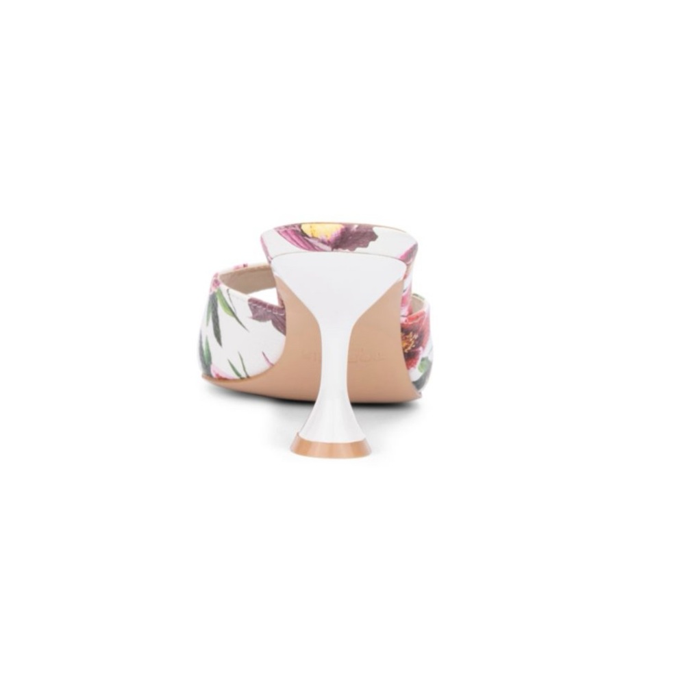 Torgeis Jasmine Mule Floral Women's Heels Sz 8 never worn no box - Picture 4 of 4